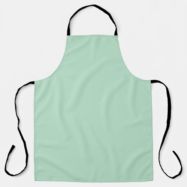 Elegant Mint Green Apron for Any Occasion (Front)