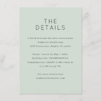 Elegant Mint Minimalist Details