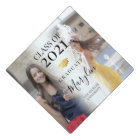 Elegant Modern 2 Photo Graduation Cap Topper