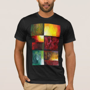 Elegant Modern Abstract Art Painting Template T-Shirt