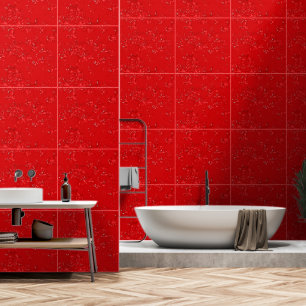 Elegant Modern Abstract Art Stylish Venetian Red Wallpaper