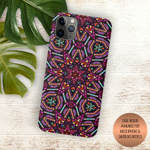 Elegant Modern Abstract Bohemian Mandala Art Case-Mate iPhone Case