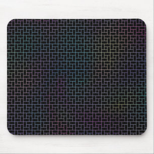 Elegant Modern Abstract Colourful Basket Pattern   Mouse Pad