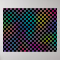 Elegant Modern Abstract Colourful Diamonds Pattern