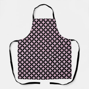 Elegant Modern Abstract Pink Diamonds Pattern Apron