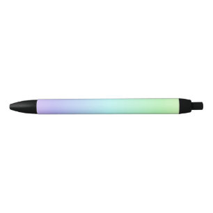 Elegant Modern Abstract Simple Colourful Rainbow Black Ink Pen