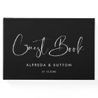 Elegant & modern black and white wedding