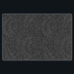 Elegant Modern Black Floral Pattern Tissue Paper<br><div class="desc">Elegant Modern Black Floral Pattern Tissue Paper.</div>