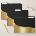 Elegant Modern Black Gold