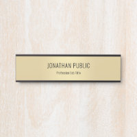 Elegant Modern Black Gold Glamour Template