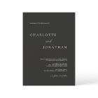 Elegant Modern Black Photo Classic Wedding