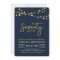 Elegant Modern Blue String of Lights 70th Birthday