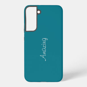 Elegant Modern Blue Teal Samsung Galaxy Case