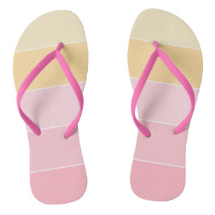 Elegant Modern Bright Colours Pink Red Yellow Blue Thongs