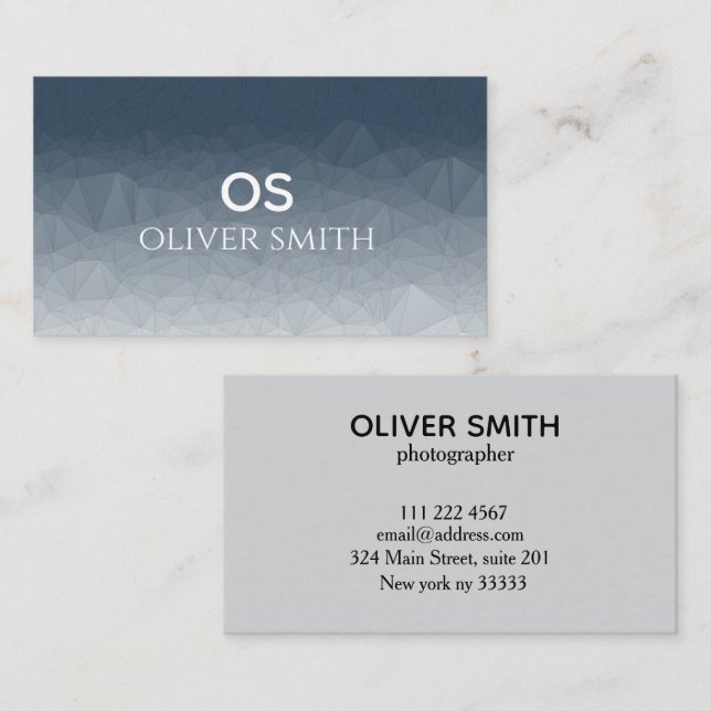 Elegant Modern Business Card creating a profession (Front/Back)