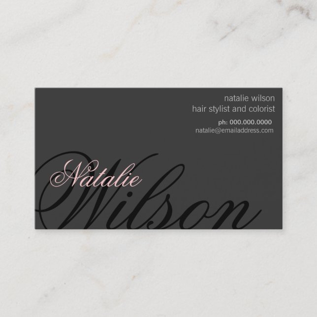 Elegant/Modern Business Cards (Front)