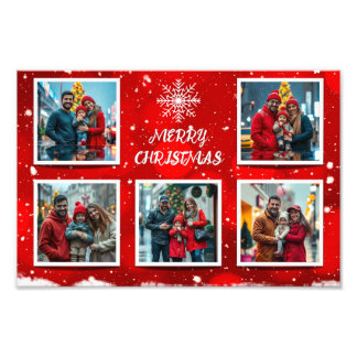 Elegant Modern Christmas Family Photo Design
