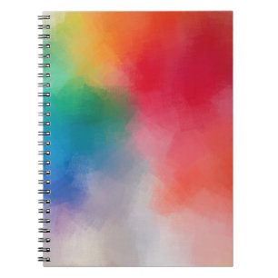 Elegant Modern Colourful Abstract Blank Template Notebook