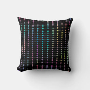 Elegant Modern Colourful Beads Circles Dots Patter Cushion