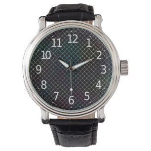 Elegant Modern Colourful Fence Chain Pattern Watch