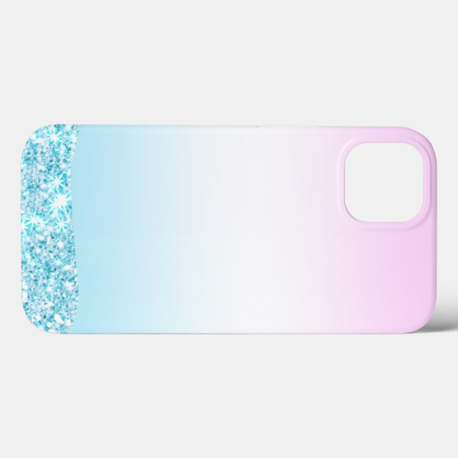 Elegant Modern colourful gradient glitter Rainbow Case-Mate iPhone Case (Back (Horizontal))