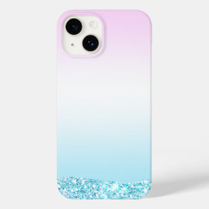 Elegant Modern colourful gradient glitter Rainbow Case-Mate iPhone 14 Case