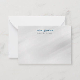 Elegant Modern Contemporary Style Grey Background Card