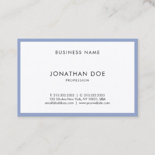 Elegant Modern Cool Clean Plain Graceful Luxury Business Card