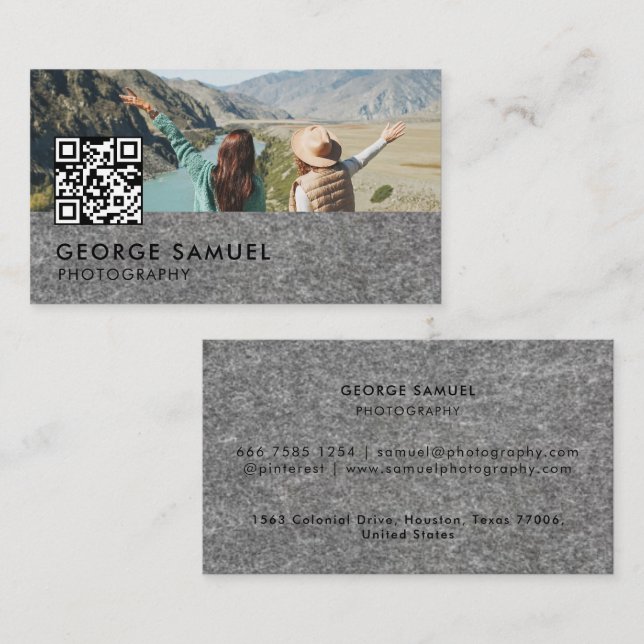 Elegant Modern Custom Logo Minimalist Simple Appointment Card (Front/Back)
