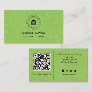 Elegant Modern Custom Logo Minimalist Simple Business Card