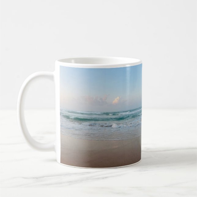 Elegant Modern Custom Photo and Personalised Coffee Mug (Left)