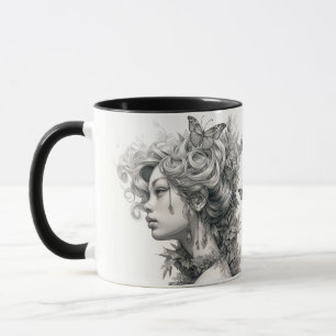 Elegant Modern Custom Photo and Personalised Mug