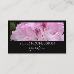 Elegant Modern Custom Photo Black Professional Business Card