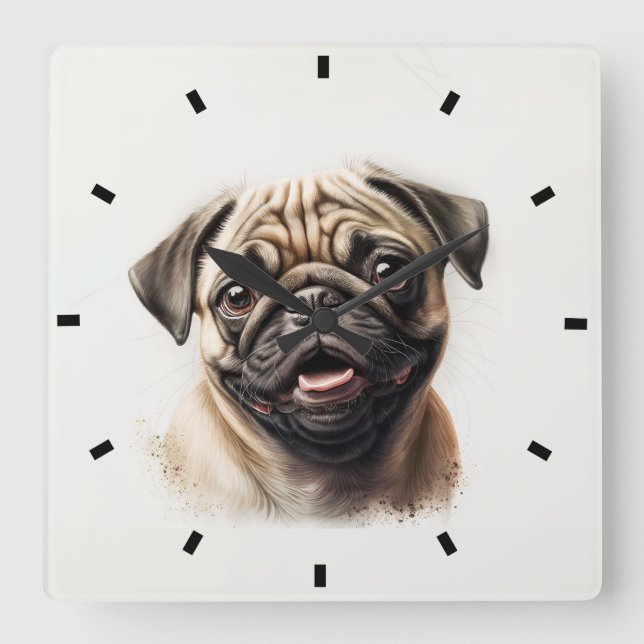 Elegant Modern Custom Wall Clock Add Your Own  (Front)