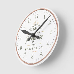 Elegant Modern Custom Watch Design Round Clock