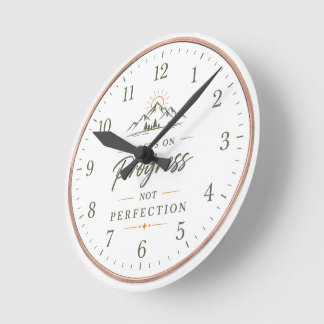 Elegant Modern Custom Watch Design Round Clock