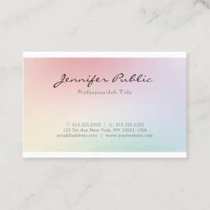 Elegant Modern Elite Design Professional Trendy Business Card