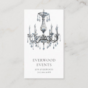 Elegant Modern Event Planning Business Card