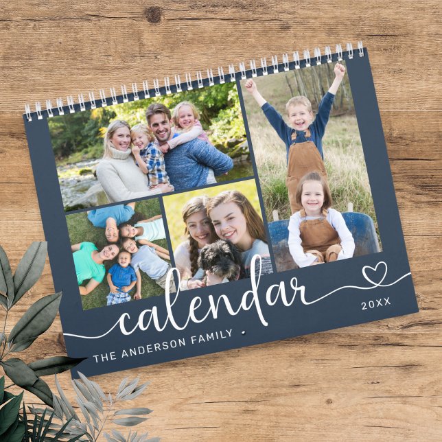 Elegant Modern Family Photos 2026 Calendar (Creator Uploaded)