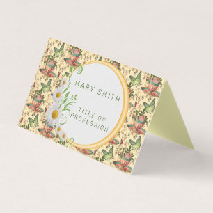 Elegant Modern Floral Business Card
