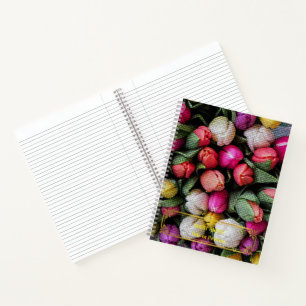 Elegant Modern Floral Gold Notebook