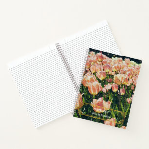 Elegant Modern Floral Gold Notebook