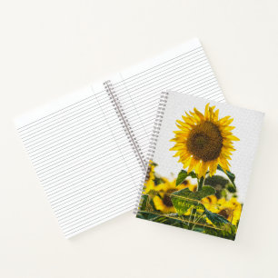 Elegant Modern Floral Gold Notebook