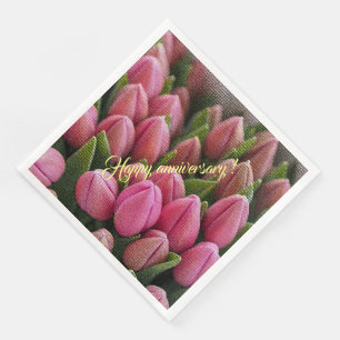 Elegant Modern Floral Napkin