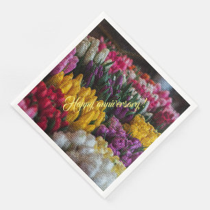 Elegant Modern Floral Napkin