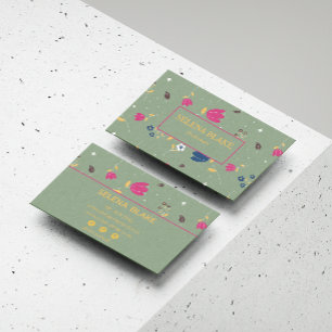 Elegant Modern Floral    Professional & Trendy Business Card