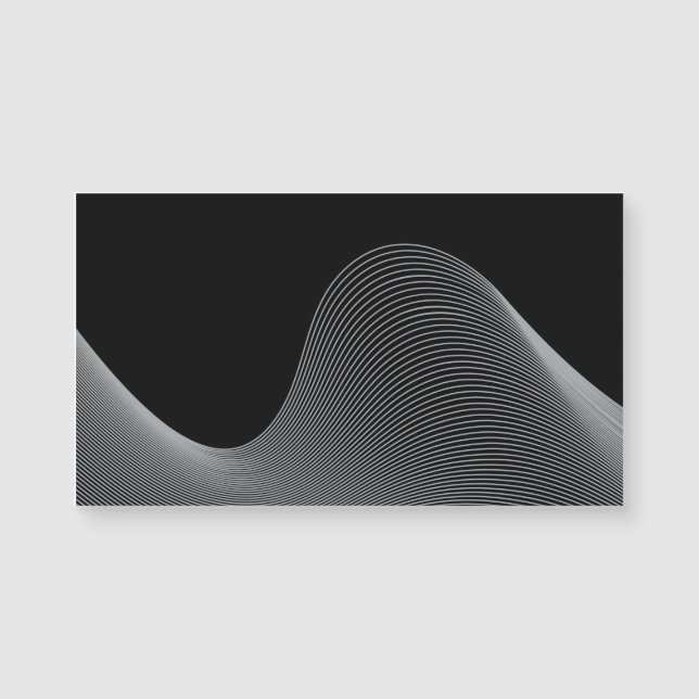 Elegant, modern, futuristic wave abstraction (Front)