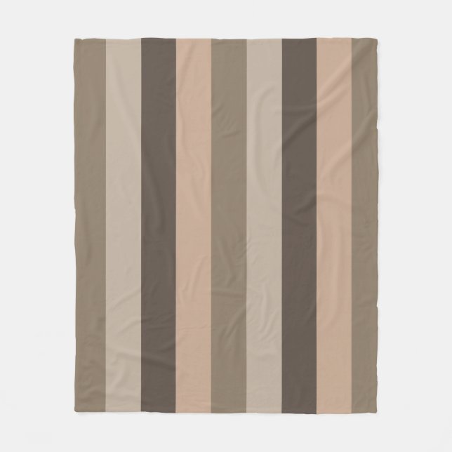 Elegant modern geometric lines pattern fleece blanket (Front)