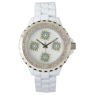 Elegant Modern Geometric Star Bursts Watch
