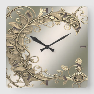 Elegant Modern Gold Decorative Wall Clock